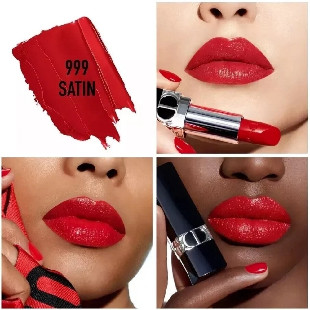 DIOR Rouge Lipstick Refill #999 Satin Finish